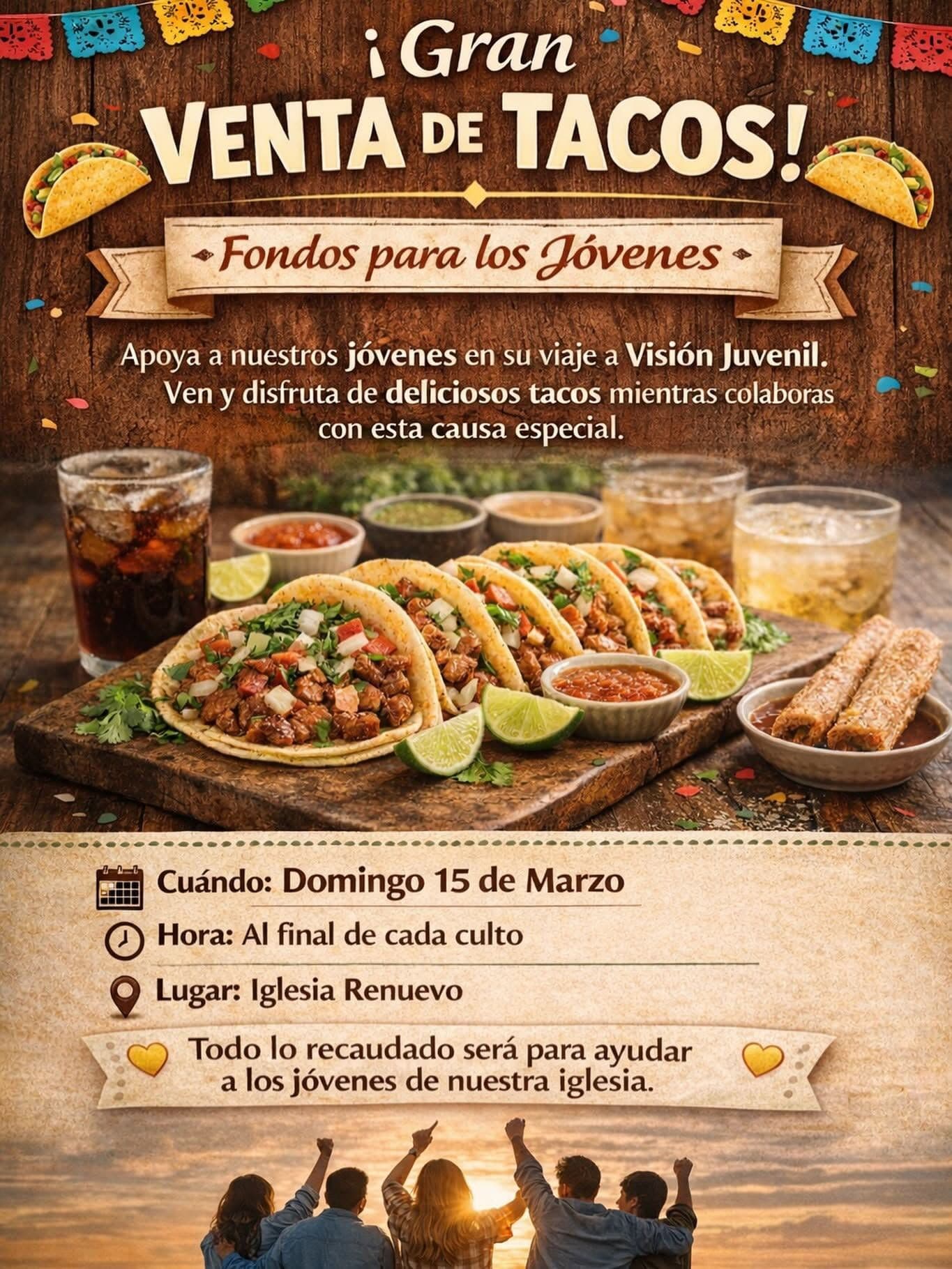 ¡Gran Venta de Tacos!